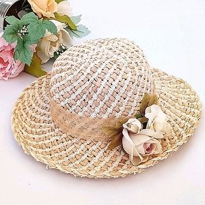 Vtg Straw Hat